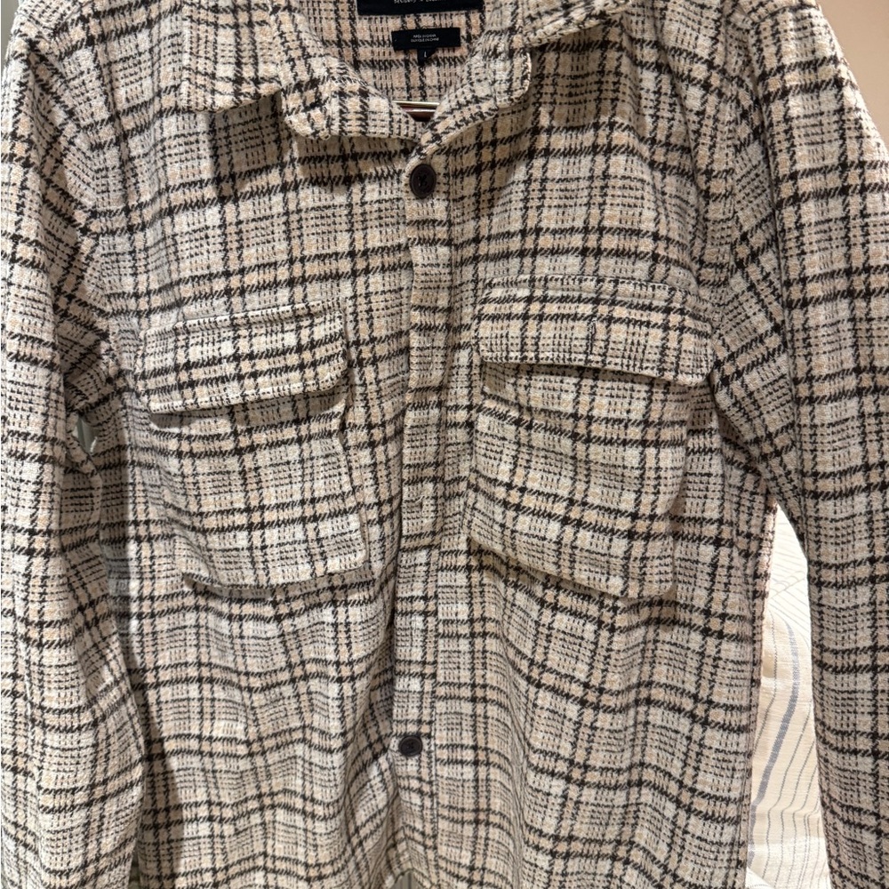 Native Youth Checkered Wool Jacket